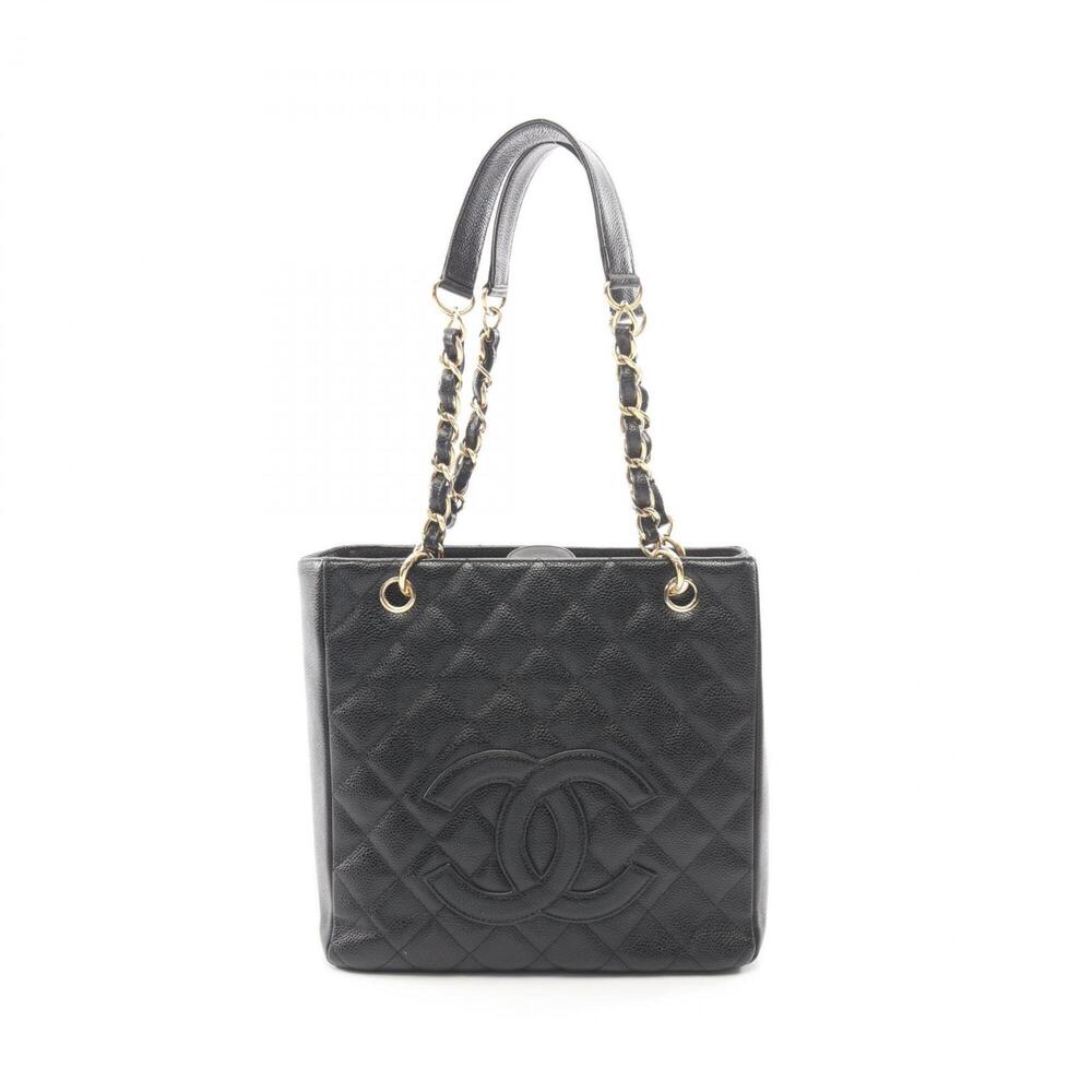 Chanel Matelassé PST Tote Bag Handbag, Caviar Leather (Grained Calfskin), Wom...